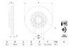 Диск тормозной перед. Audi A3 13-/VW Caddy 04-/Seat Leon 05-/Passat 05- BOSCH 0 986 479 058 (фото 5)