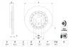 Гальмівний диск AUDI/VW A8/Phaeton 310mm R BOSCH 0986479062 (фото 5)