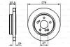 DB Тормозной диск задн.W124/203/210 3.6/4.2 BOSCH 0986479133 (фото 1)