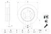 Тормозной диск MB A150-200 W169/B150-200 W245 \&#039;\&#039;R BOSCH 0986479235 (фото 5)