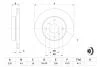 Гальмівний диск TOYOTA Yaris P1 \'\'F \'\'99-05 BOSCH 0986479244 (фото 5)