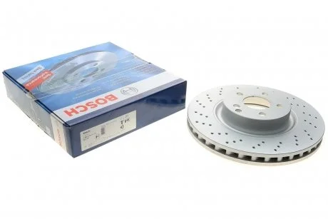 Гальмівний(перфарований) диск передній вентильований Mercedes CL-Class 06- BOSCH 0 986 479 413