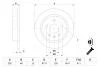Тормозной диск OPEL Insignia \&#039;\&#039;R BOSCH 0986479513 (фото 5)