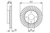 Диск тормозной BOSCH 0986479535 (фото 9)