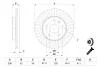 Диск гальмівний OPEL/SAAB Insignia/9-5 "F "08>> BOSCH 0986479543 (фото 5)