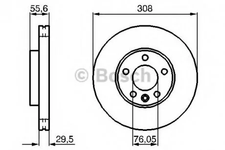 Тормозной диск BOSCH 0 986 479 B88