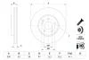 TARCZA HAM MERCEDES VITO 109CDI, 111CDI, 114CDI 14- PRZ?D BOSCH 0 986 479 D57 (фото 5)