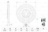 BOSCH Диск торм. зад. AUDI A6 20- 0986479E41