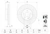 TARCZA HAM MERCEDES VIANO 2.2CDI 05-, 3.0CDI 06-, 3.2 03- BOSCH 0 986 479 E53 (фото 5)