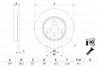 TARCZA HAM BOSCH 0986479E74 SMART FORTWO COUPE 1.0 07-, 0.8CDI 07- 0 986 479 E74