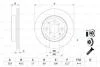 BOSCH SUZUKI Диск тормозной передн.Ignis,Wagon,Opel 0986479E75