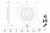 TARCZA HAM BOSCH 0986479E85 VOLVO S60 II, V60, V60 CROSS COUNTRY I 0 986 479 E85