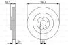 Фото 1 - диск тормозной BOSCH 0986479R30 Диск тормозной BOSCH 0986479R30 (фото 1)