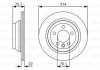 Тормозной диск BOSCH 0986479S54 (фото 1)