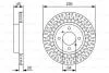 Фото 1 - диск торм. пер. MITSUBISHI COLT -12 BOSCH 0986479T39 Диск торм. пер. MITSUBISHI COLT -12 BOSCH 0986479T39 (фото 1)