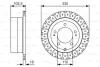 Гальмівний диск TOYOTA Land Cruiser J6/J7/J10 \'\'R \'\'98-07 PR2 0986479U32