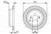 BOSCH диск гальмівний зад. HYUNDAI IX55 0986479V10