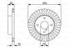 MAZDA Диск тормозной передний 323 -98 BOSCH 0986479V65 (фото 1)