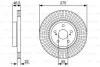 Диск гальмівний TOYOTA Corolla \'\'F \'\'1.8 \'\'99-09 0986479W13