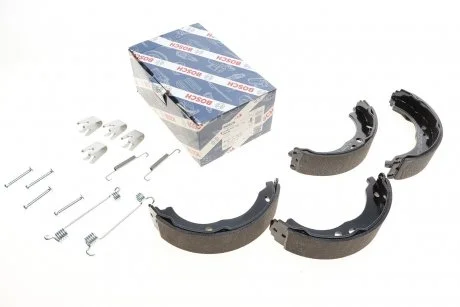 Колодки ручника (барабанные) с пружинками BOSCH 0986487726