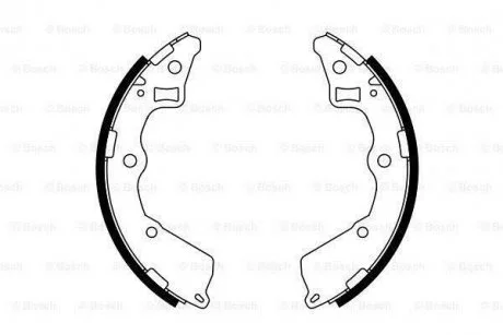 Комплект тормозных колодок BOSCH 0 986 487 757
