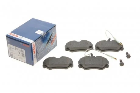 Гальмівні колодки дискові, к-кт. BOSCH 0986492090