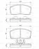 BOSCH DAIHATSU Колодки тормозные передние CHARADE 87-93 0986493390