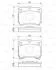Тормозные колодки передн. KIA PRIDE 1.1,1.3I 91- BOSCH 0986493550 (фото 1)