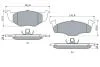 Колодка гальм. диск. SEAT IBIZA IV (6L1), SKODA FABIA (6Y2) передн. BOSCH 0986494005 (фото 5)