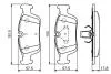 Комплект гальмівних колодок, дискове гальмо BOSCH 0986494015 (фото 2)