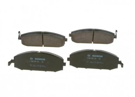Колодка торм. диск. NISSAN PATROL передн. BOSCH 0986494150 (фото 1)