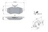 Тормозные колодки CITROEN C2/C3 &#039;&#039;F 1.1i-1,4i&#039;&#039;03&gt;&gt; BOSCH 0986494262 (фото 5)