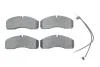 Комплект тормозных колодок, дисковый тормоз BOSCH 0 986 494 273 (фото 1)