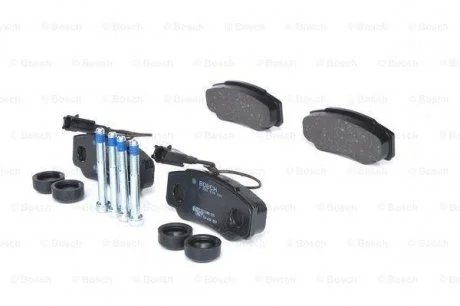 Комплект гальмівних колодок, дискове гальмо BOSCH 0 986 494 391 (фото 1)