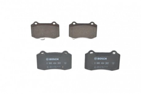 Гальмівні колодки дискові Citroen DS3 Front BOSCH 0986494393 (фото 1)