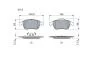 Колодка торм. диск. RENAULT MEGANE III 08- передн. BOSCH 0986494401 (фото 5)