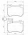 Гальмівні колодки дискові Alfa Romeo 159 "F BOSCH 0986494402 (фото 8)