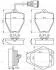 Гальмівні колодки AUDI A8 "F "94-98 0986494436