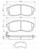 Гальмівні колодки дискові NISSAN/SUZUKI Juke/Cube/VVT/SX4 \'\'F \'\'1,5-2,0 \'\'07>> BOSCH 0986494443 (фото 1)