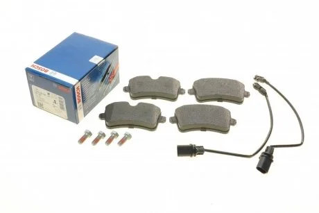 Тормозные колодки дисковые AUDI A8 "R "09>> BOSCH 0986494446
