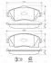 Тормозные колодки перед. OPEL Combo 01-, BOSCH 0986494510 (фото 1)