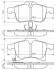Тормозные колодки перед. OPEL Astra H, Corsa C/D, Combo II BOSCH 0986494513 (фото 1)