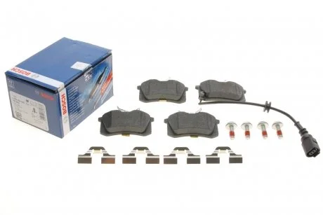 Комплект тормозных колодок, дисковый тормоз BOSCH 0 986 494 598