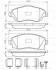 Комплект тормозных колодок, дисковый тормоз BOSCH 0 986 494 625 (фото 8)