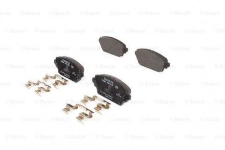 Комплект гальмівних колодок, дискове гальмо BOSCH 0 986 494 629