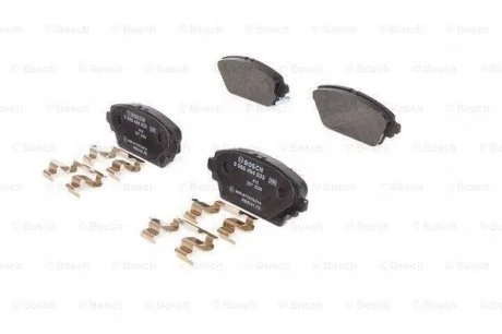 Комплект гальмівних колодок, дискове гальмо BOSCH 0 986 494 633