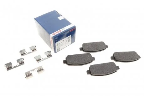 Комплект гальмівних колодок, дискове гальмо BOSCH 0 986 494 634