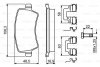 Комплект гальмівних колодок, дискове гальмо BOSCH 0 986 494 641 (фото 8)