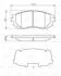 Колодки дискового гальма BOSCH 0986494653 (фото 8)