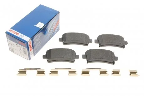 Фото 1 - комплект тормозных колодок, дисковый тормоз BOSCH 0 986 494 668 Комплект тормозных колодок, дисковый тормоз BOSCH 0 986 494 668 (фото 1)